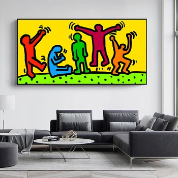 

Large 5d square round Diamond Embroidery Keith Haring picrute Diy Diamond Painting set Cross Stitch Full Mosaic DecorZP-1245