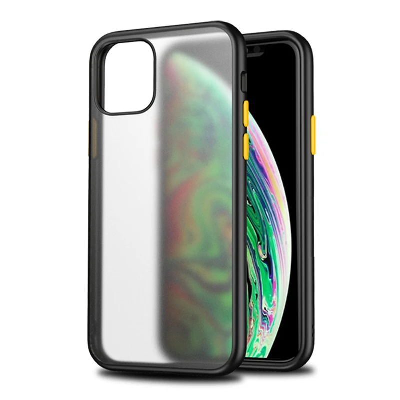

Translucent Matte Cover for New Apple iPhone 11 Pro Max Case, Military Grade Drop Shockproof with Soft Edges Phone Shell Coque