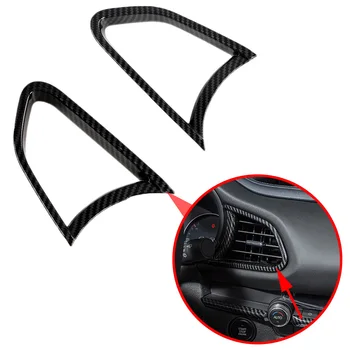 

Carbon Fiber Front Side Air Vent Outlet Cover Decoration Molding Car Styling Interior Accessories Fit For Mazda CX30 2019-2021