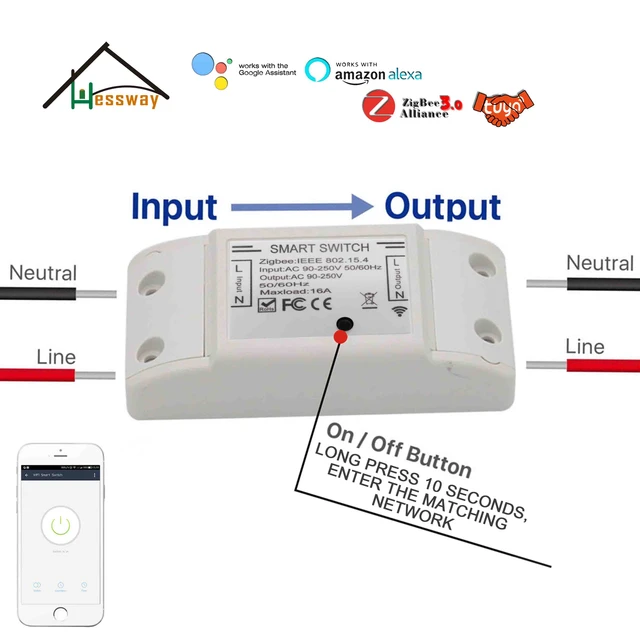 RCA Sensor Connect 4-Button Wireless Remote Scheduling LED Light Switch 2-Group, White