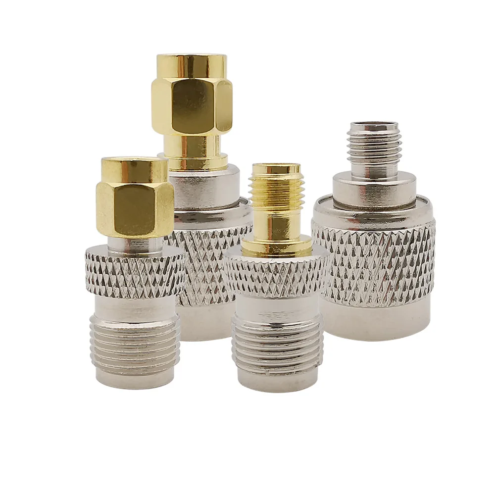 4 шт. переходник RF SMA Male/Female на TNC коаксиальный соединитель Coax набор переходников
