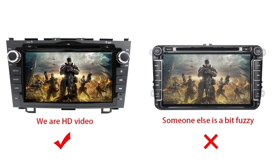 Discount Eunavi 8 inch Android 9.1 2 Din Car DVD Player Radio GPS For Honda CRV Cr-v 2006 2007 2008 2009 2010 2011 Head Unit Stereo WIFI 5