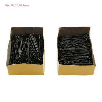 

1 Box Metal Bun Hair Pin Clip Grips Wavy Salon Styling Tool