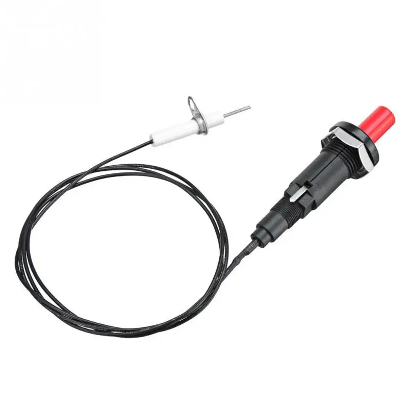 Piezo Spark Ignition Set With Cable 1000mm Long Push Button Kitchen Lighters 