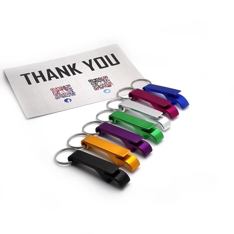 

Free wedding gifts for guest and friends colorful beer keyring openers unique christmas party favors