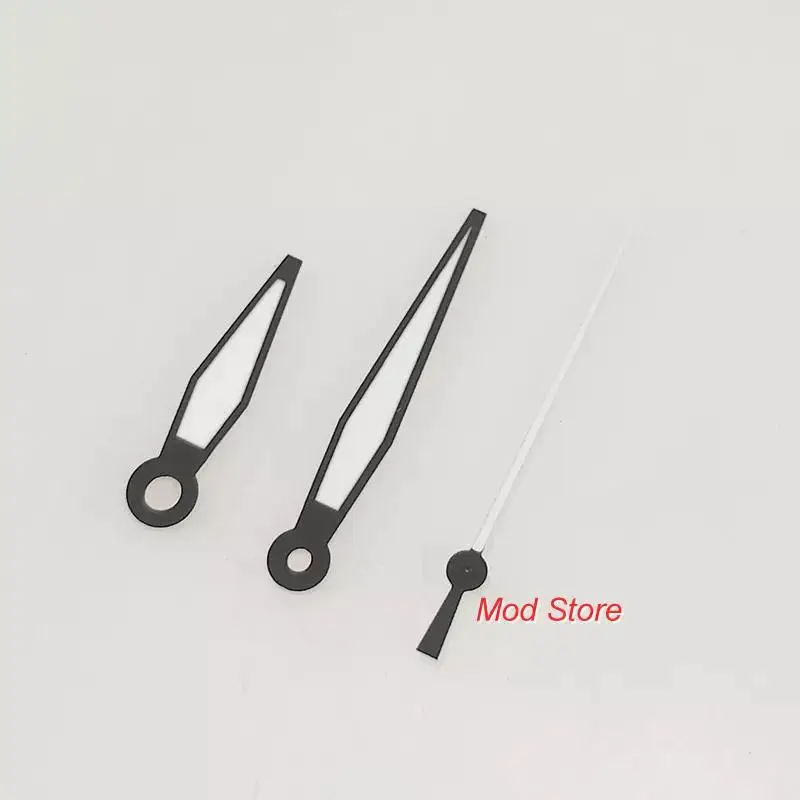 NEW Unused HQ Watch Hands Silver For 3 Hands Pilot's Fashion Watch Fit DG2813 Miyota8215 Mov't Black Watch