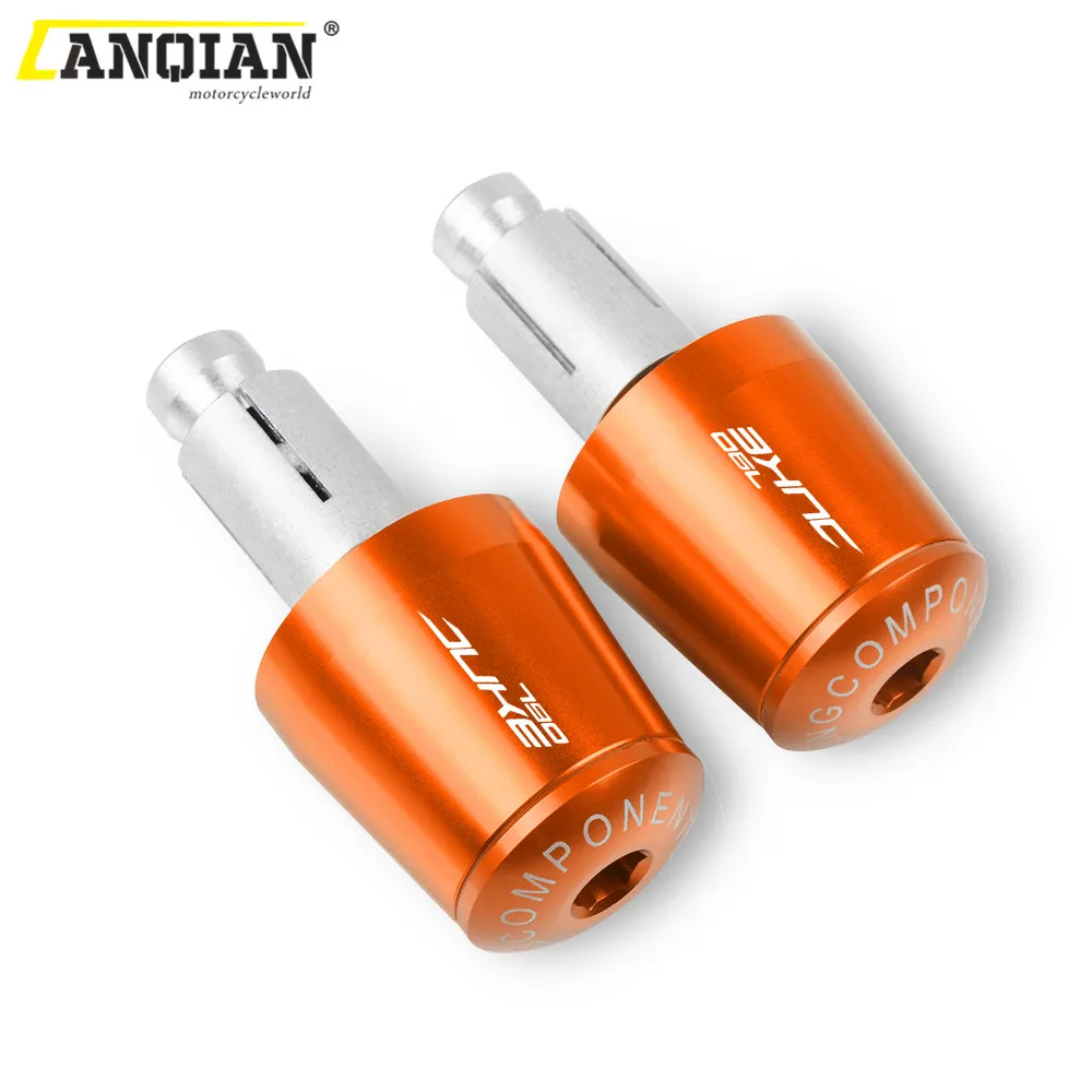 Universal Motorcycle Handlebars Grips Ends Bar Ends Handlebars Caps FOR KTM DUKE 125 200 390 790 690 790 ADVENTURE - Цвет: duke790