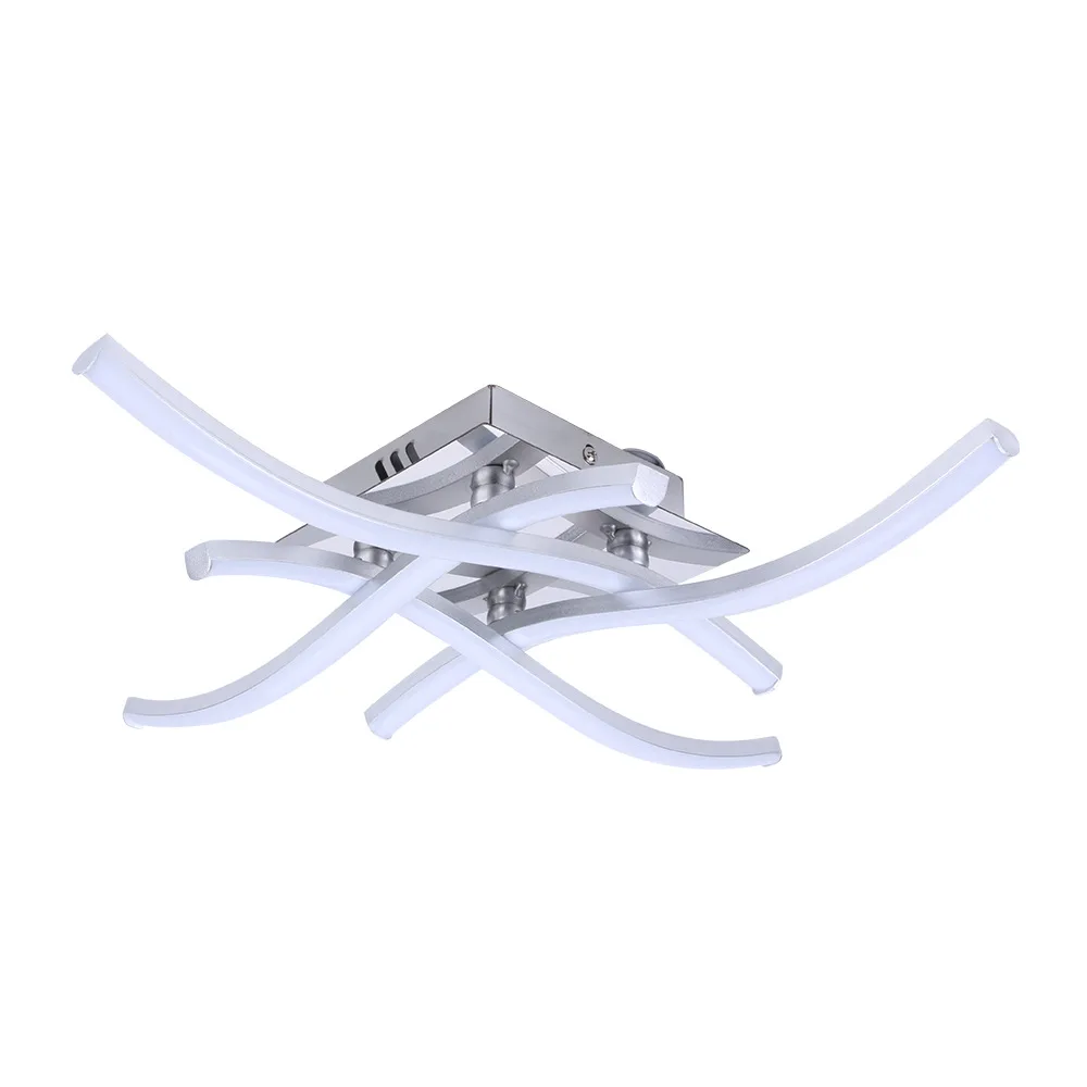 Modern Ceiling Lights Led Ceiling Lamp Creative Wave Kitchen Lighting Fixtures Lights Chrome Flush Mount Ceiling Light Lampu Langit Langit Aliexpress