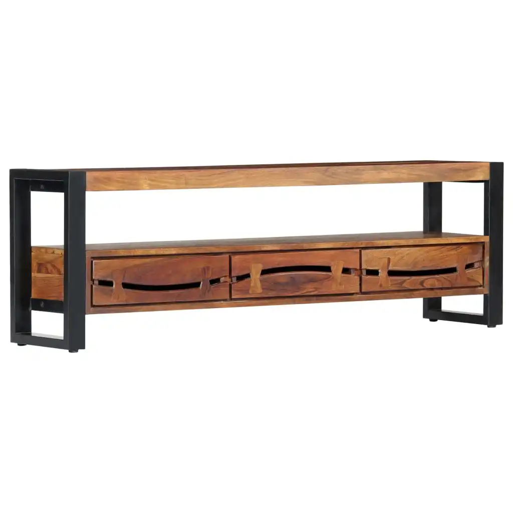 

Retro Tv Stands Table Multifunction Side Table Corner Tables Living Room Furniture VidaXL Acacia Solid Wood TV Cabinet 140x30x45