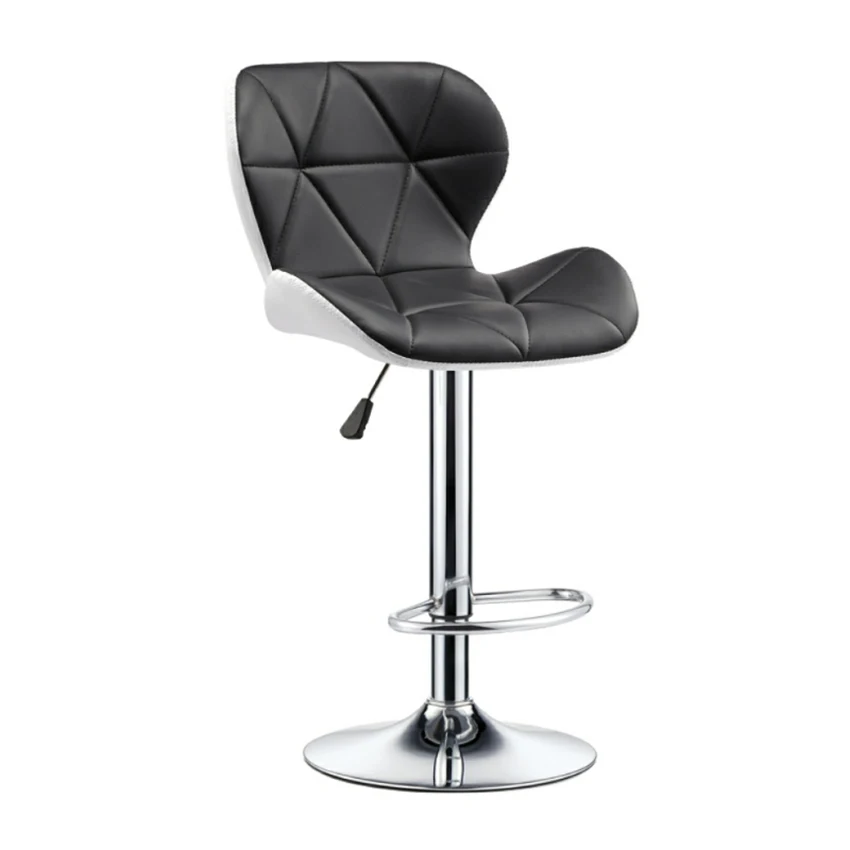 Nordic Bar Chair Postmodern Bar Chairs warm Comfort Beauty Stool Rotating Household Modern Backrest High Table Stools