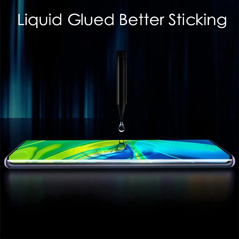 2Pcs Mocolo UV Liquid 9H Full Screen Tempered Glass Film On For