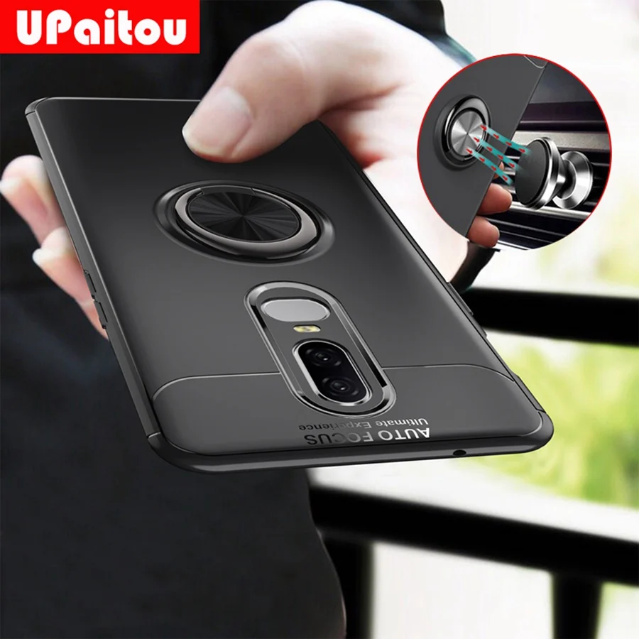 UPaitou Holder Case for Oneplus 7 Pro 6T 6 5T 5 Ring Magnetic Suction Bracket Cover Oneplus7pro Oneplus7 Oneplus6t |