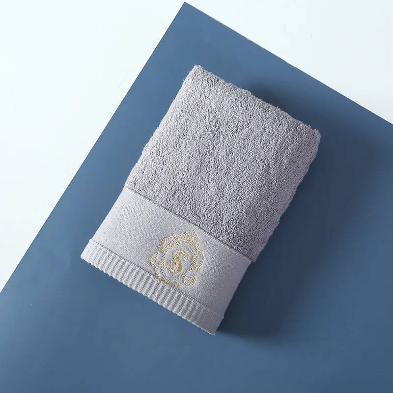 Novo high-grade 100% algodão luxo rosto toalha