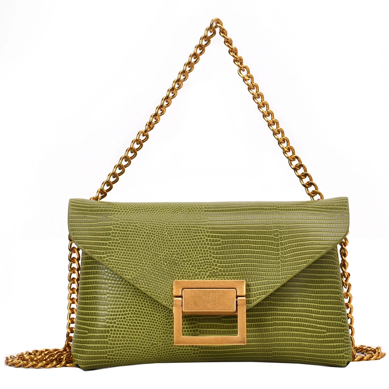 

MLHJ Serpentine pockets women's new 2019 street mini chain slung small shoulder bag chest bag fashion ins bag tide