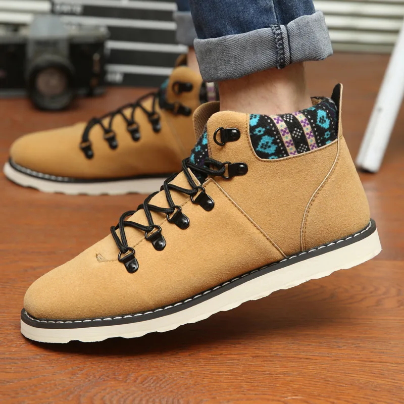 

2019 Autumn MEN'S SHOES England Retro New Style Korean-style Versatile Casual Nation High-top Board Shoe Small Comfortable