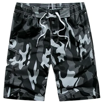 

New 2020 Summer Men Beach Shorts Loose Large Size Swimwear Casual Quick Dry Water Sport Swimming Surfing Shorts Camouflage Style