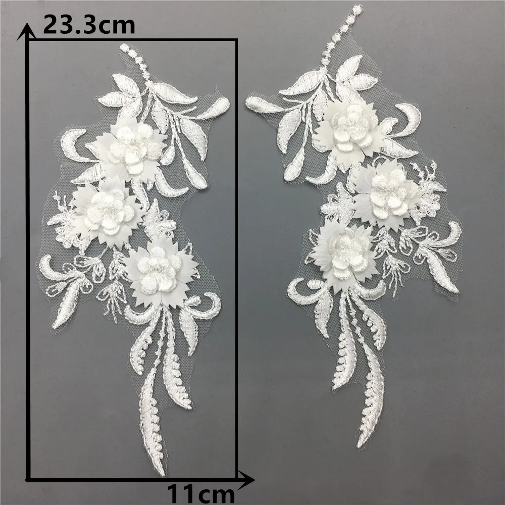 3D three-dimensional flower embroidery lace garment applique craft fabric sewing DIY supplies accessories lace fabric,lace garment accessories,lace sewing supplies,lace accessories,lace sewing accessories,clothing accessories