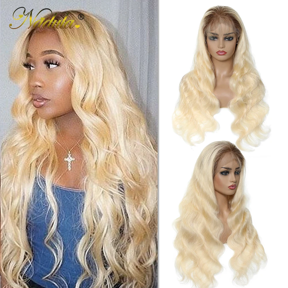 

Nadula Wig 13*4/6 Lace Front Human Hair Wigs With Baby Hair Brazilian Remy Hair T4613 Blonde Wigs For Women Free Shipping