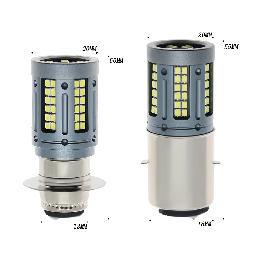 

1pcs Motorcycle 9-80v BA20D LED H6M P15D 6000K Moto Light 2016 smd Chips Scooter Accessoire Motobike led Headlamp DRL Lights