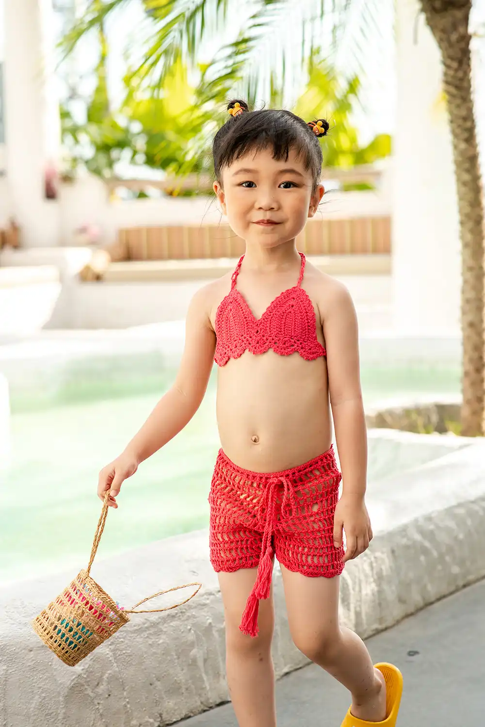Filles Enfants 2Pcs Swimwear Maillot De Bain À Rayures Tutu Jupe Robe de bain Beachwear Costume