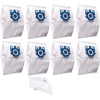 

8 Pack Deluxe Synthetic Vacuum Dust Bags for Miele Vacuum Bags Type GN S2 S5 S8 C1 C3