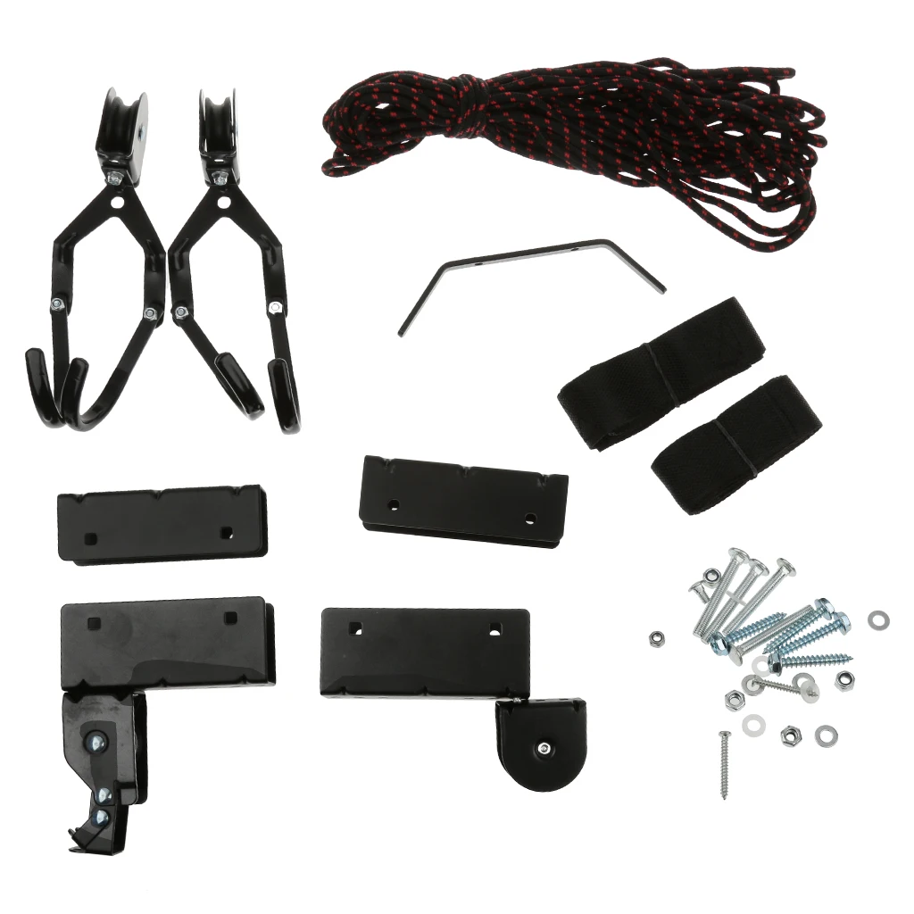 

Kayak Hoist Lift Garage Storage Canoe Hoists 100 lb Capacity - Single Pack