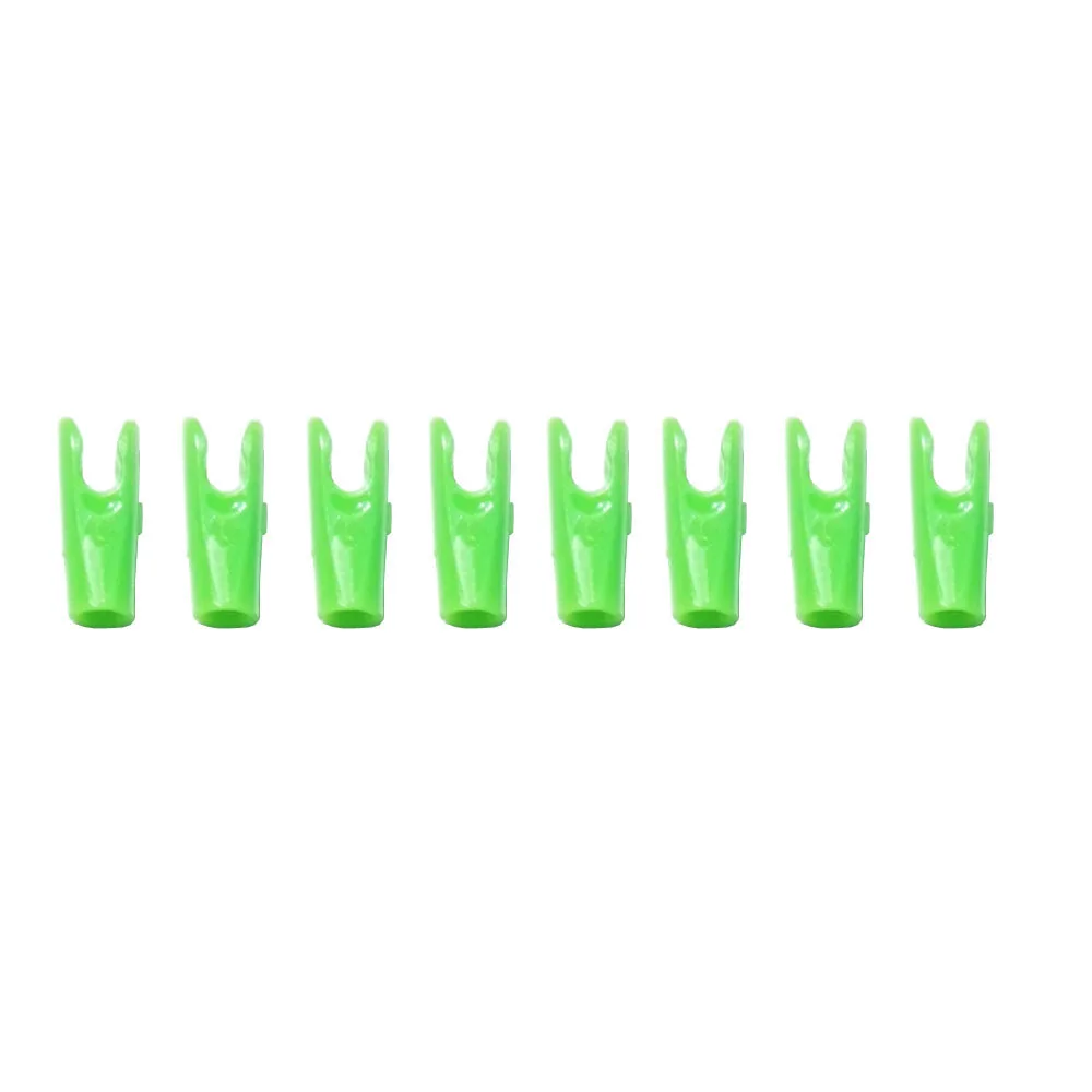 green S size 50 шт., наконечники для стрел, вставка, ID 4,2/6,2 мм, булавка, сделай сам, пластиковая, для охоты, для стрелы, вала, принадлежности для охоты, стрельбы - Цвет: green S size