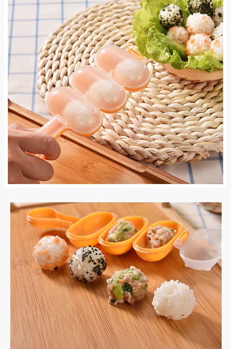 Кухня Ace 1 шт. Пластик DIY мини рис и мясо ролл плесень Hotpot устройство для приготовления мясных шариков формы суши Onigiri гаджет Кухонные гаджеты и инструменты