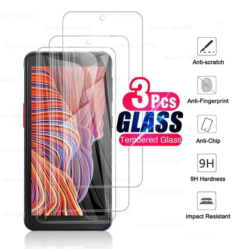 3 sztuk pełna pokrywa szkło ochronne do samsung galaxy xcover 5 x cover5 xcover5 sm-g525f/ds 5.3 ''9h premium screen protector film