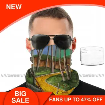 

Scarecrow Mouth Face Mask Memories Of Oz Facial Mask Cool Polyester with 2 Filters Adult Mask