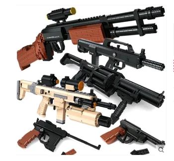 

A Model Compatible with Weapon Series Gun Models Building Kits Blocks Toys Hobby Hobbies For Boys Girls Children Gift