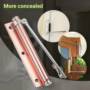

Automatic Door Closer Spring Strength Adjustable Surface Mount Stainless Steel Door And Window Automatic Closing Device
