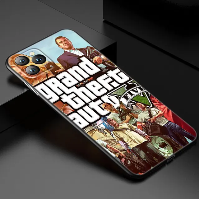 Grand Theft Auto GTA 5 Hot Silicone Transparent Case for Apple iPhone 11  Pro XS Max X XR 6 6s 7 8 Plus 5 5s SE Fashion Cover - Price history 