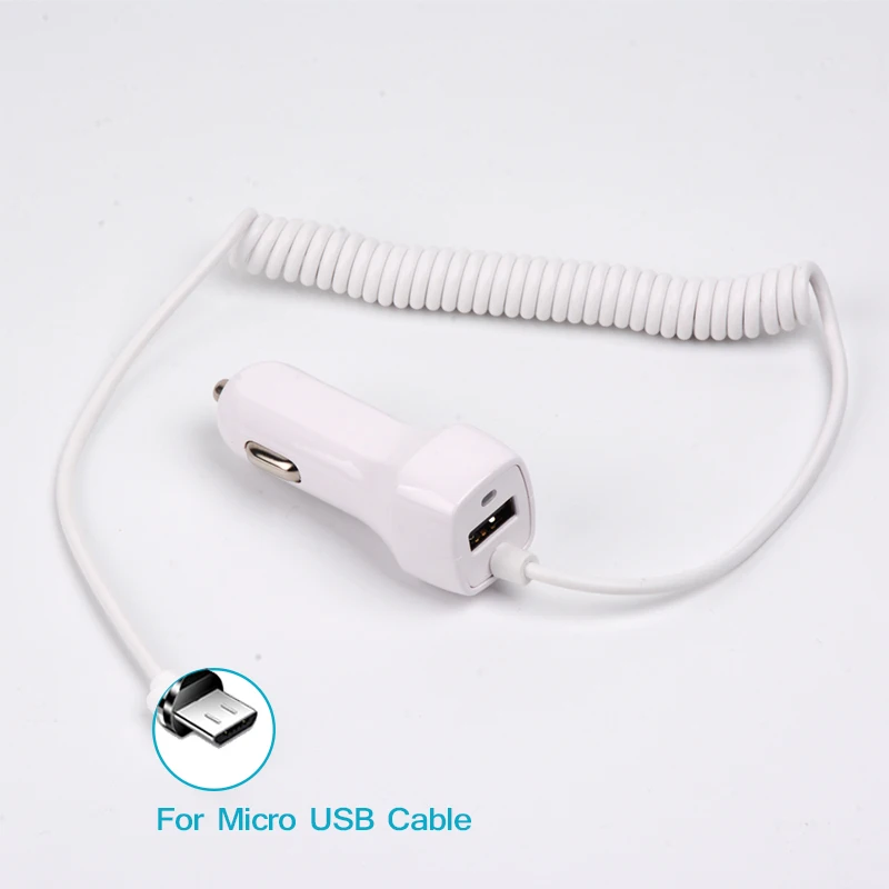 5 в 2 а автомобильное зарядное устройство с usb-кабелем зарядное устройство для мобильного телефона быстрое автомобильное зарядное устройство для мобильного телефона для iPhone 6 6s 8 X XR samsung S9 S8 - Тип штекера: for micro
