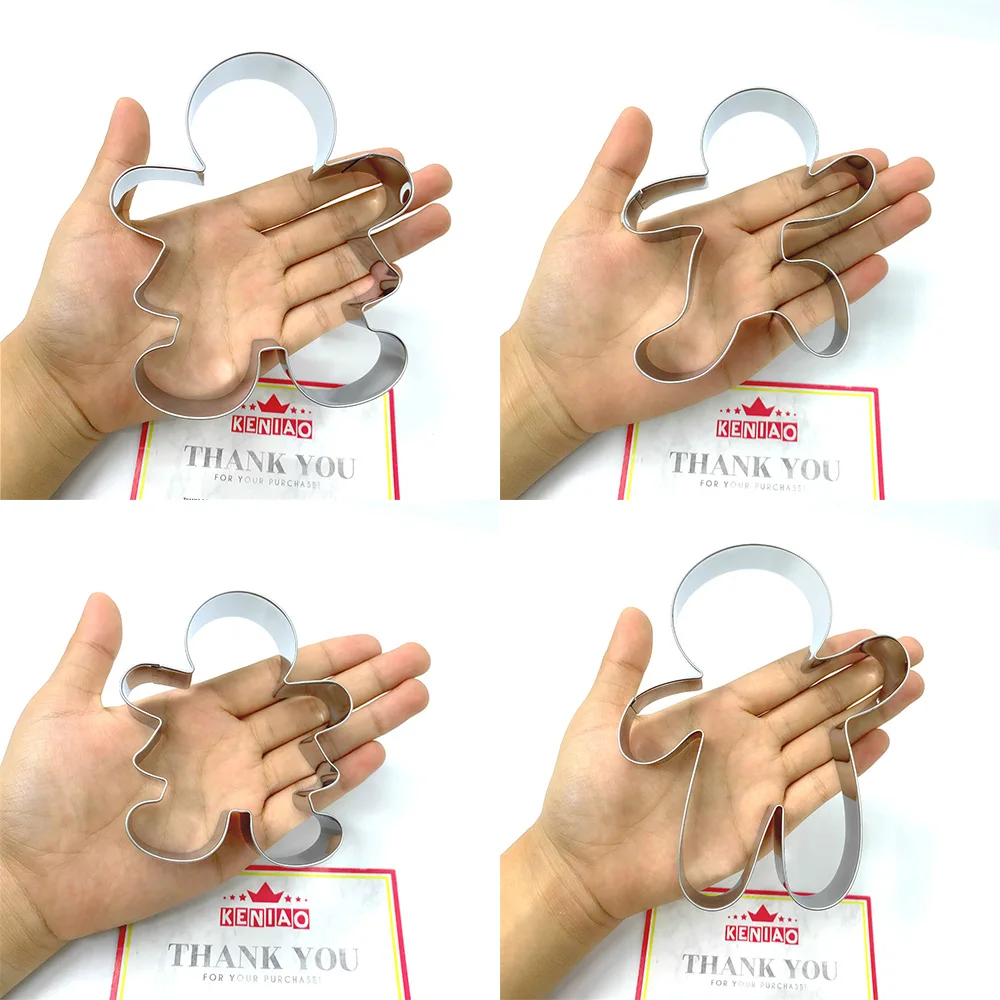 KENIAO Christmas Gingerbread Man Cookie Cutter Shapes