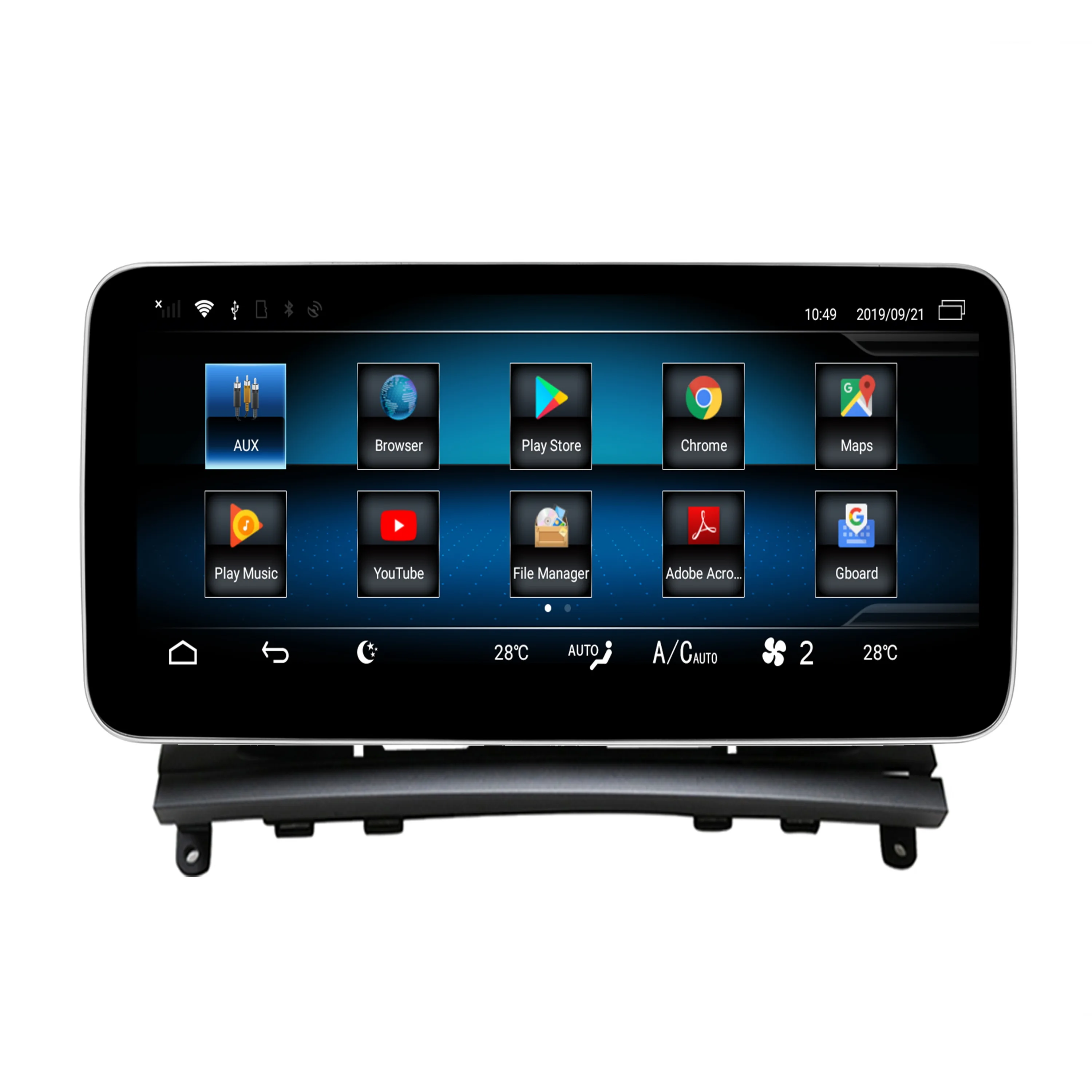 Android 9,0 автомобильный Dvd Navi плеер для Mercedes Benz C Class W204(2008-2010) автомобильный монитор аудио gps стерео Авто все в одном