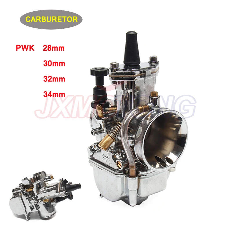 Silver Color Universal 28 30 32 34mm PWK Carburetor for 85 100 125 150 175 250 300cc Motorcycle Scooter UTV ATV Dirt bike MX CUB |