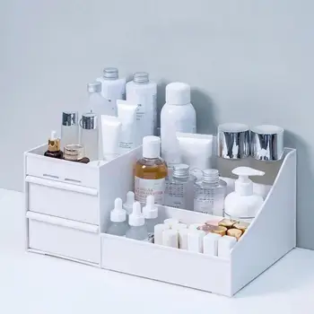

Large Capacity Cosmetic Storage Box Makeup Drawer Organizer Jewelry Nail Polish Make up Organizer Container Mobile Phone Holder