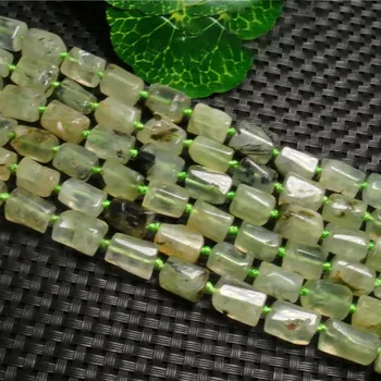 

11x14mmNatural Smooth irregular Columnar shape ghost quartz stone Bead For DIY necklace bracelet jewelry make 15 "free delivery