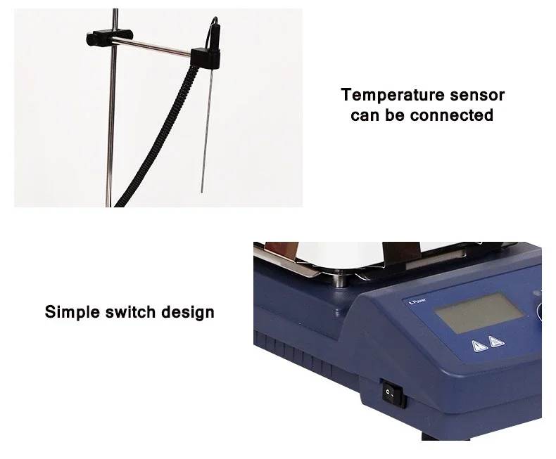 IKEME Magnetic Stirrers Heating Temperature Up to 550&deg;C Electric Stirrers MS7-H550-pro Laboratory Equipmen Hot
