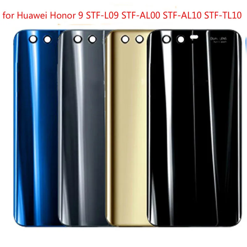

Glass Battery Back Door Cover For Huawei Honor 9 STF-AL10 STF-AL00/AL20 STF-TL10 Rear Door Housing Cover Replacement