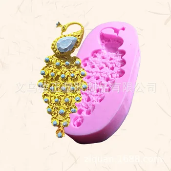 

Stereo Cartoon Peacock Silicone Baking Tool Fondant Cake Rim Decorations Wholesale