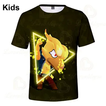 

Cute Crow Shoot Brawling Game 3D Print T-shirt Men Clothing Harajuku T Shirt Women Kids Star Leon Tops 2020 Shirt Boys Girls