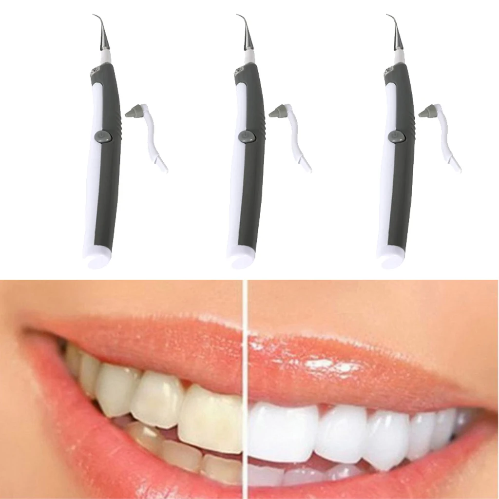 3x Electric Tooth Cleaner Stain Removal Scaler Tool Teeth Cleaning Oral Care 3x Electric Tooth Cleaner Stain Removal Scaler Tool Teeth Cleaning Oral Care