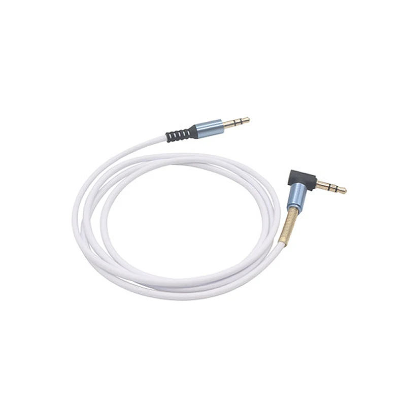 3.5MM Male-Male Audio Cable AUX Cable Earphone Speaker Phone Car Stereo AUX Cord Elbow Spring Telescopic Audio Cable