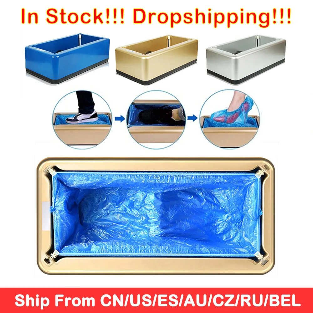 

1PC Automatic Shoe Cover Machine Smart Overshoe Machine Shoe Cover Dispenser with 100PCS Disposable Shoe Covers for Home Office