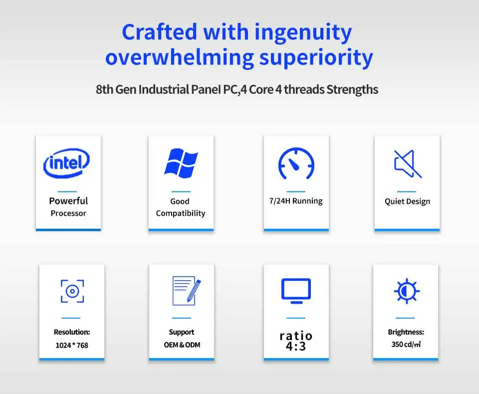 12.1 Inch Fanless Intel Celeron 4205U Resistance Touch Panel PC Description Image.This Product Can Be Found With The Tag Names Computer Office, Desktops AIO, Resistance touch