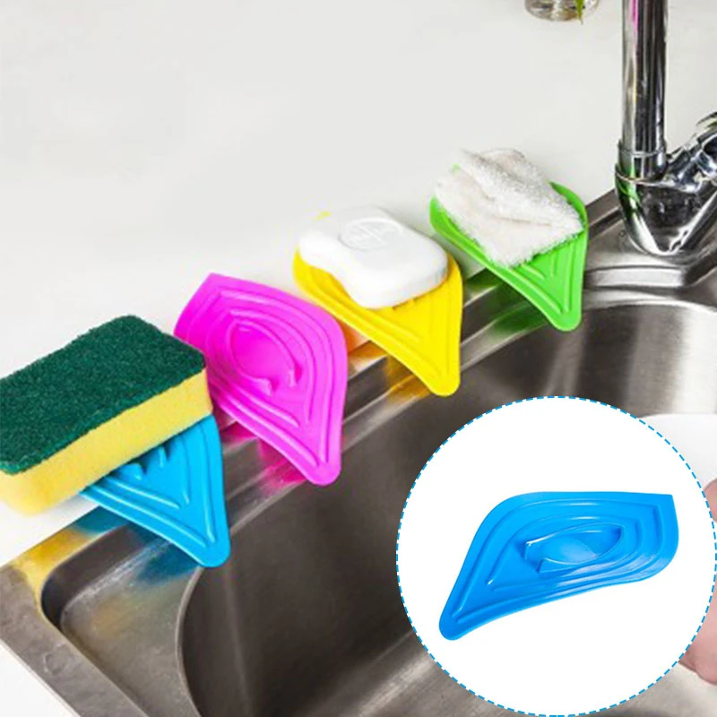 

Drain Soap Holder Creative Plastic Storage Soap Box Multi-Functional Soap Box Household Bathroom Supply Leaves Shape Soap Tray