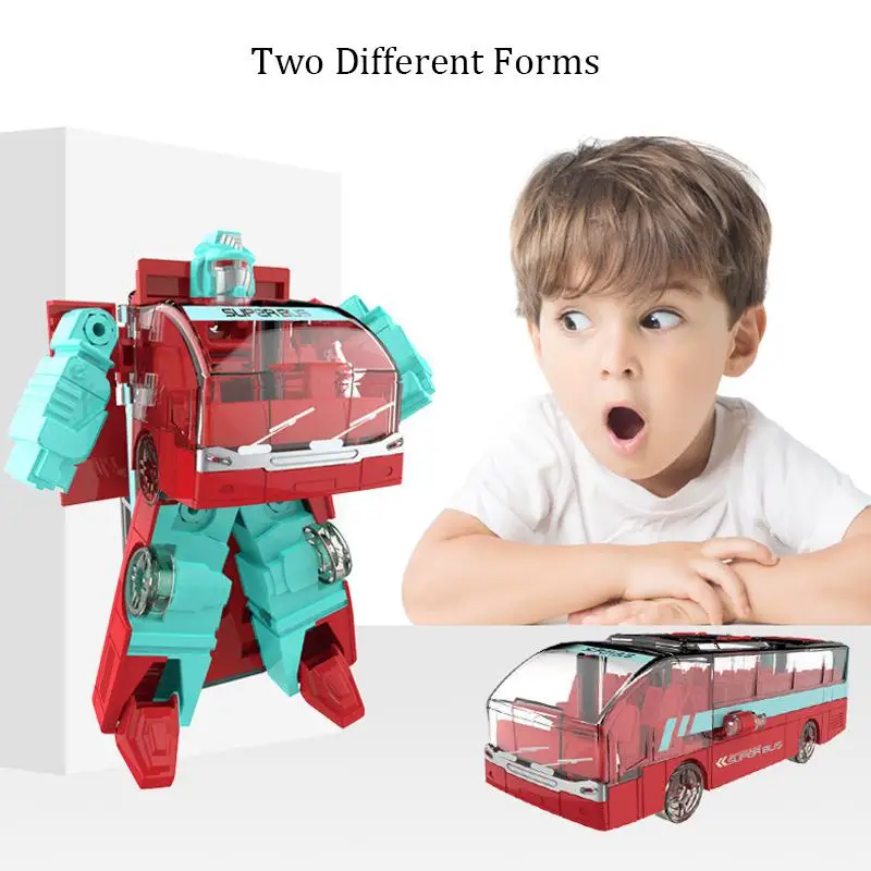 

Children Toys Alloy Robot Transformation Car Toys Alloy Deformation Robot Bus Toy For Kids Children Birthday Christmas Gifts