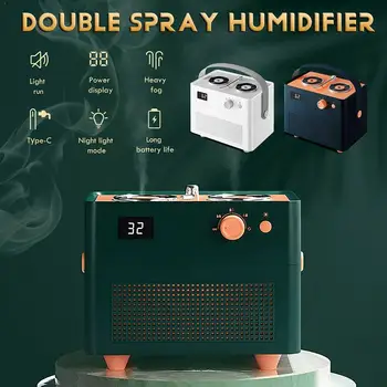 

Retro phonograph record humidifier desktop mini office aromatherapy silent atomizer light dormitory night usb J0Q9